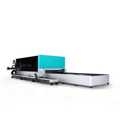دستگاه برش لیزر لوله فلزی 3015 CNC Raycus 6000W منبع لیزر