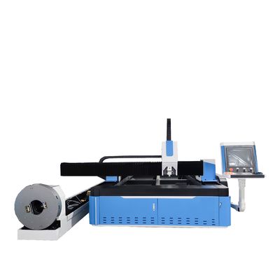 با دستگاه برش لیزر لوله فلزی دوار 1530 CNC Raycus 6000W 12000W