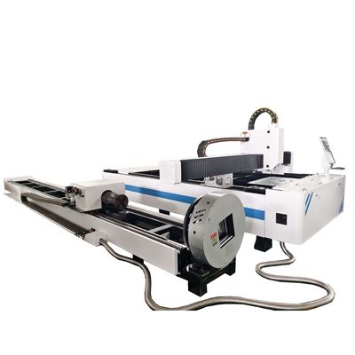 با دستگاه برش لیزر لوله فلزی دوار 1530 CNC Raycus 6000W 12000W