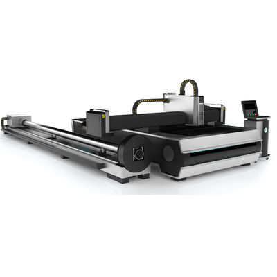 با دستگاه برش لیزر لوله فلزی دوار 1530 CNC Raycus 6000W 12000W
