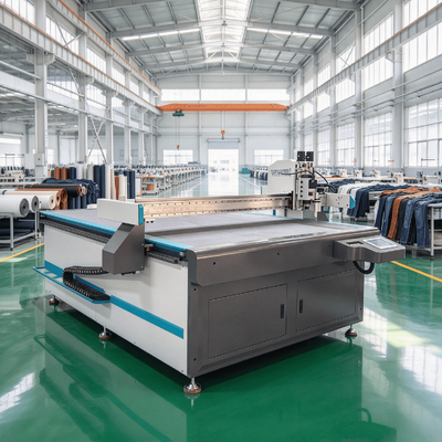 دستگاه برش چاقوی نوسانی CNC برای برش تشک ماشین 1625 اندازه کاری